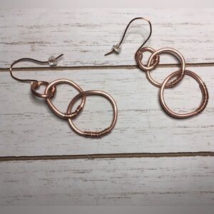 BOGO 50% OFF! 3 Hoop/Circular Dangly Earrings. Handmade